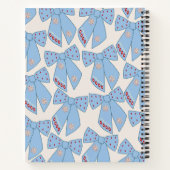 Carnet Coquette Bows Bleus (Dos)