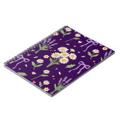 Carnet Coquette Daisy et Lavande (Côté gauche)