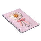 Carnet Coquette Daisy | Journal Rose Esthétique (Côté Droit)