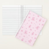 Carnet Coquette de ballet rose (À l'intérieur)