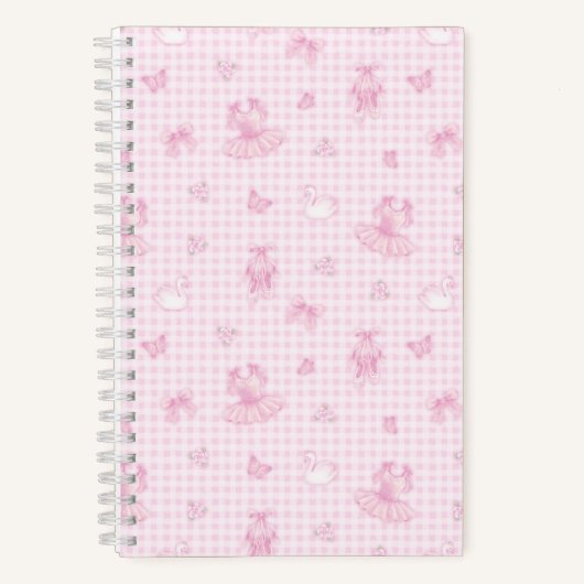 Carnet Coquette de ballet rose (Recto)