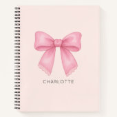 Carnet Coquette de la botte d'aquarelle mignonne (Devant)