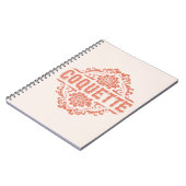 Carnet Coquette esthétique fille rose (Côté gauche)