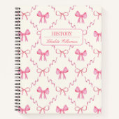 Carnet Coquette Pink Bow (Devant)