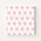Carnet Coquette Pink Bow Bridesmaid (Dos)