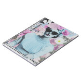 Carnet Coquette Style rose et bleu Retro Pop Art Collage (Côté gauche)