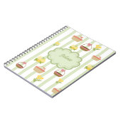 Carnet Coquette thème Florales & Paniers (Côté gauche)