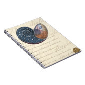 Carnet Coquillage romantique (Côté Droit)