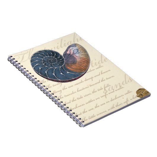 Carnet Coquillage romantique (Côté Droit)