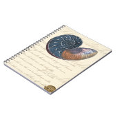 Carnet Coquillage romantique (Côté gauche)