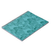 Carnet Coquillages à Aqua (Côté gauche)