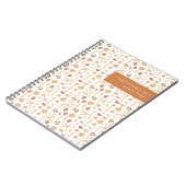 Carnet Coquillages à l'aquarelle (Côté gauche)