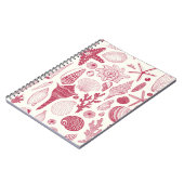 Carnet Coquillages à Viva Magenta - Couleur de l'année 20 (Côté gauche)