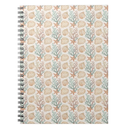 Carnet Coquillages et Corail (Devant)