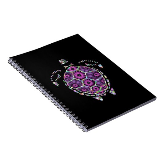 Carnet Coquille de tortue violette (Côté Droit)