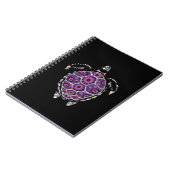 Carnet Coquille de tortue violette (Côté gauche)