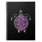 Carnet Coquille de tortue violette (Devant)