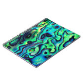 Carnet Coquille d'ormeau bleu azur (Côté gauche)