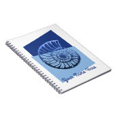 Carnet Coquille Spirale Moderne Du Milieu Du Siècle Impri (Côté Droit)
