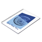 Carnet Coquille Spirale Moderne Du Milieu Du Siècle Impri (Côté gauche)