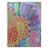 Carnet "Corail" Art Abstrait (Devant)