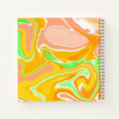 Carnet Corail, Orange, Citron vert (Dos)
