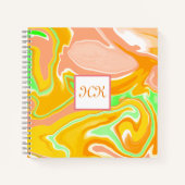 Carnet Corail, Orange, Citron vert (Devant)