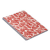 Carnet Corail rouge Motif 2 (Côté Droit)