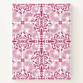 Carnet Corail Sheashell Monogram Rose Élégant Chic (Dos)