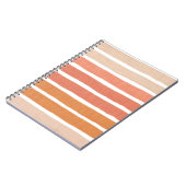 Carnet Corail Stripes Orange Stripes (Côté gauche)