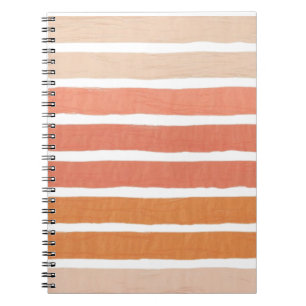 Carnet Corail Stripes Orange Stripes