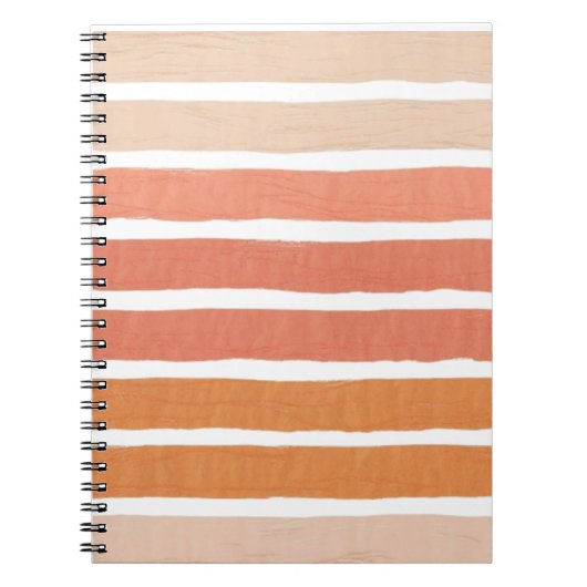 Carnet Corail Stripes Orange Stripes (Devant)
