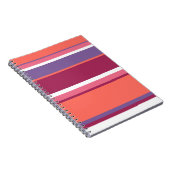 Carnet Corail vivant, rouge et violet (Côté Droit)