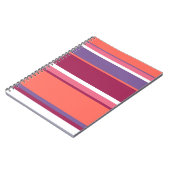 Carnet Corail vivant, rouge et violet (Côté gauche)