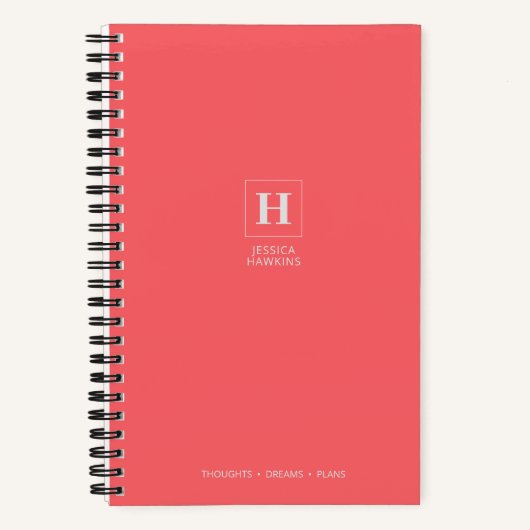 Carnet Coral Classic Monogram (Recto)