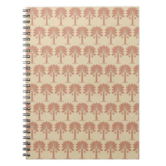 Carnet Coral épice Modes Palm (Devant)