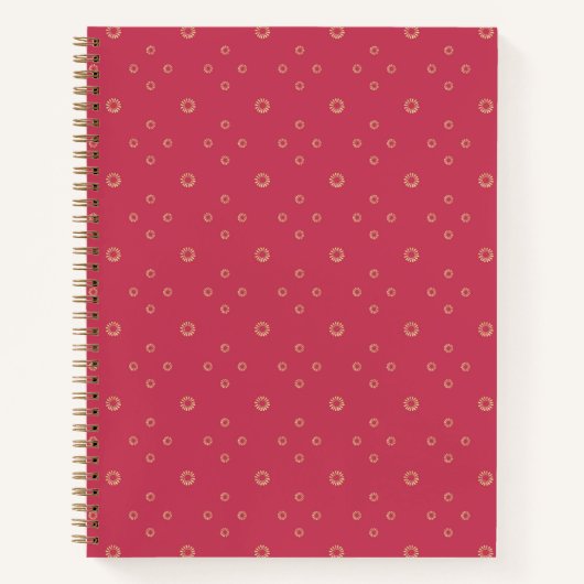 Carnet Coral | Golden Zinnia Sun (Devant)