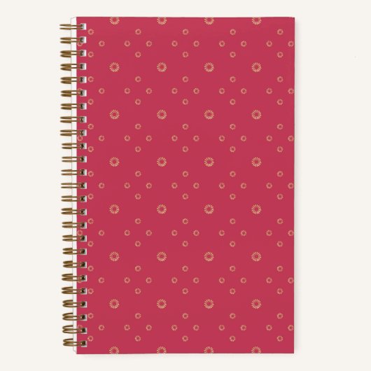 Carnet Coral | Golden Zinnia Sun (Recto)