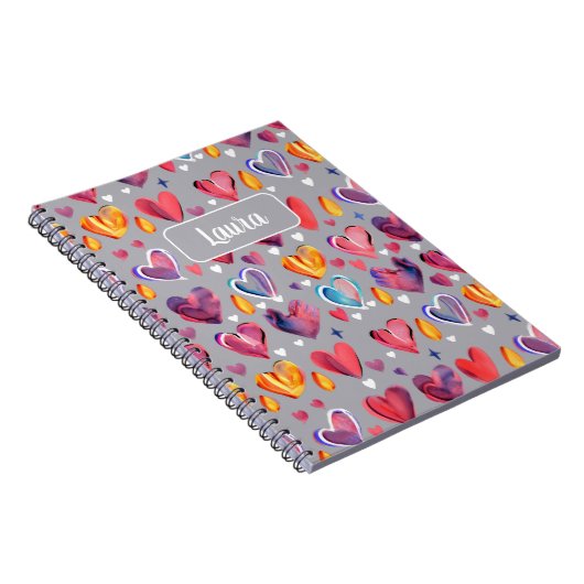 Carnet Corazones Abstractos (Côté Droit)