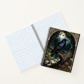 Carnet Corbeau Art Nouveau (Intérieur)