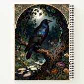 Carnet Corbeau Art Nouveau (Dos)
