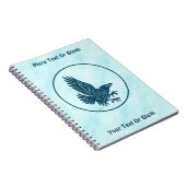 Carnet Corbeau bleu dansant (Côté Droit)