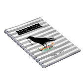 Carnet Corbeau & Clé "Secrets que je cache à Internet" (Côté Droit)