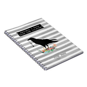 Carnet Corbeau & Clé "Secrets que je cache à Internet"