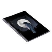 Carnet Corbeau de la forêt Lune froide (Côté Droit)