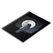Carnet Corbeau de la forêt Lune froide (Côté gauche)