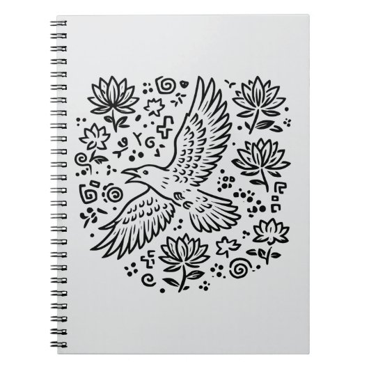 Carnet Corbeau de Transformation (Devant)