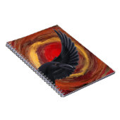 Carnet corbeau d'oiseaux noirs (Côté Droit)