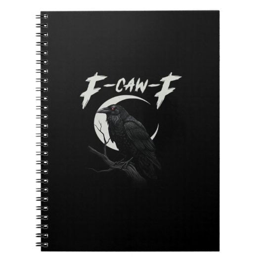 Carnet Corbeau Drôle Essentiel Créatif Décontracté (Devant)