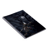 Carnet Corbeau et squelette de rat au clair de lune (Côté Droit)